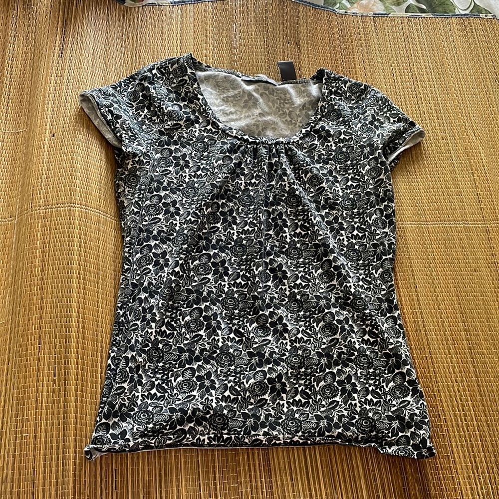 Liz Claiborne Floral Work Blouse
